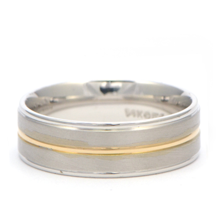 White Gold Men's Wedding Ring