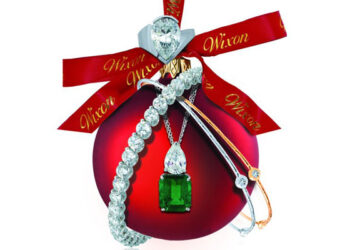 Ornament draped in jewelry