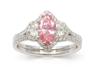 Pink Fancy Diamond Ring