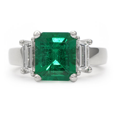 Emerald-Cut Emerald Ring | Gemstone Jewelry in MN - Wixon Jewelers