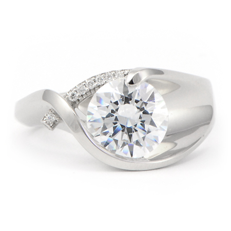 Modern Engagement Ring - Pure Perfection | Wixon Jewelers