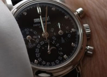 Patek watch on a man's wrist