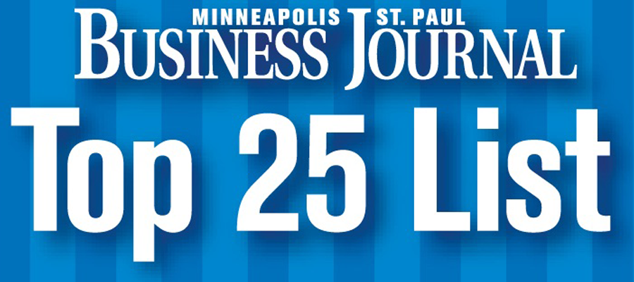 Blog-Top-25 Minneapolis St. Paul Business Journal Top 25 List