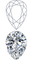 Pear Shaped Diamond Cut