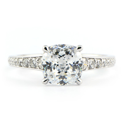 Custom White Gold Engagement Ring | Minneapolis, MN - Wixon Jewelers