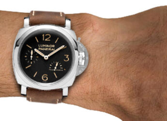 Wrist with a watch on it