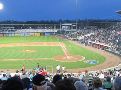Evening photo at the ball park