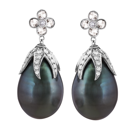 tahitian pearl earrings