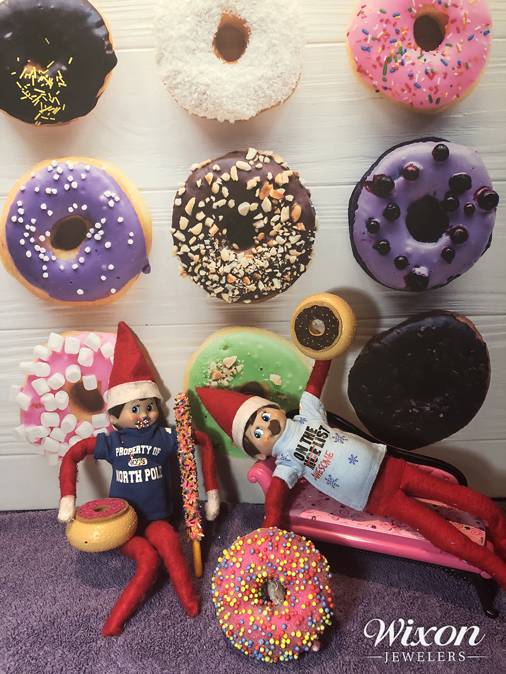 elf on the shelf donuts