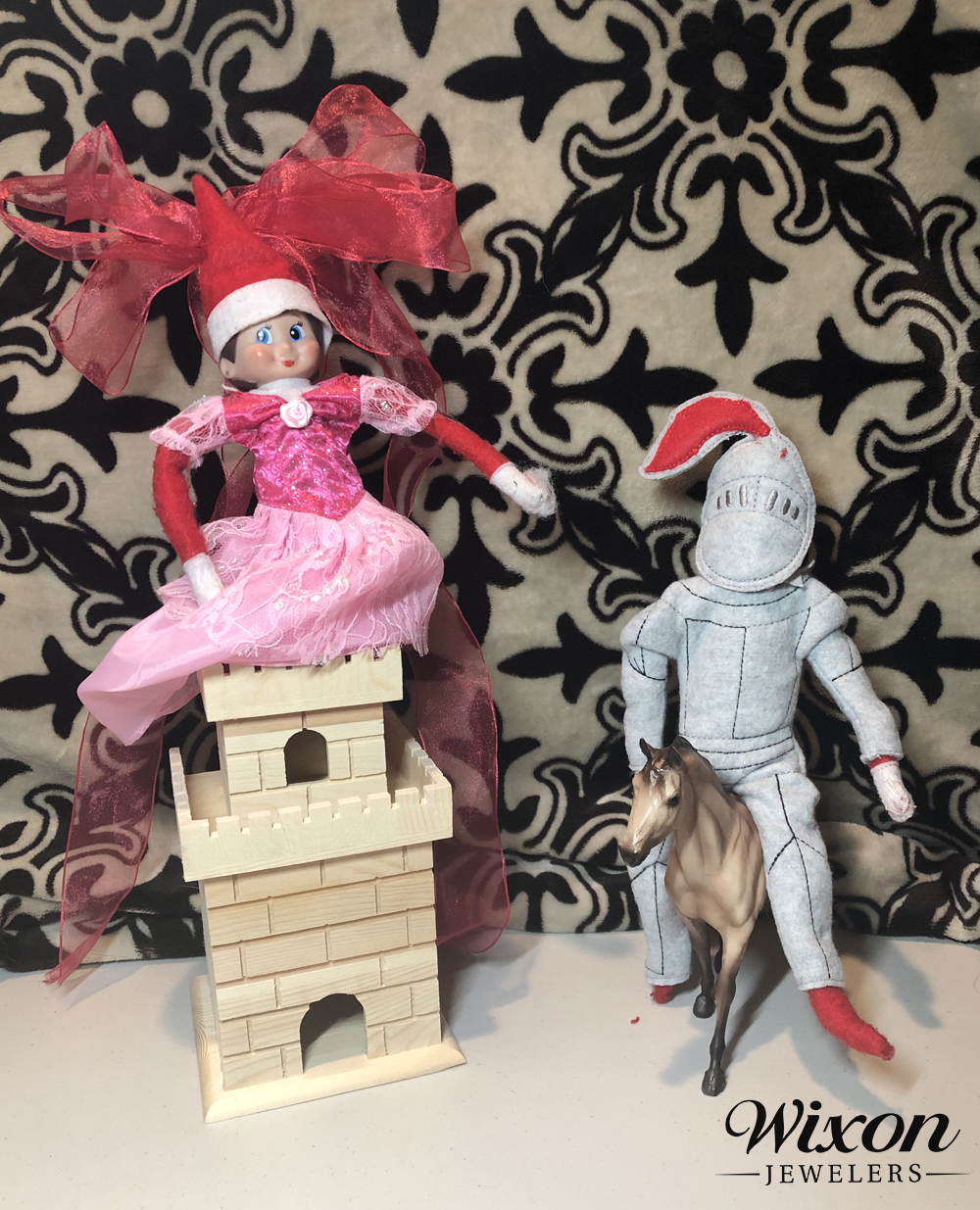 elf on the shelf knights