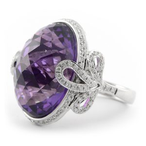 Amethyst Cocktail Ring