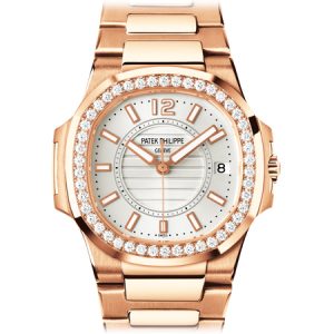 Patek Philippe Ladies Nautilus in Rose Gold