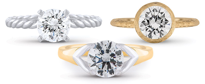 Solitaire Diamond Rings Wixon Jewelers