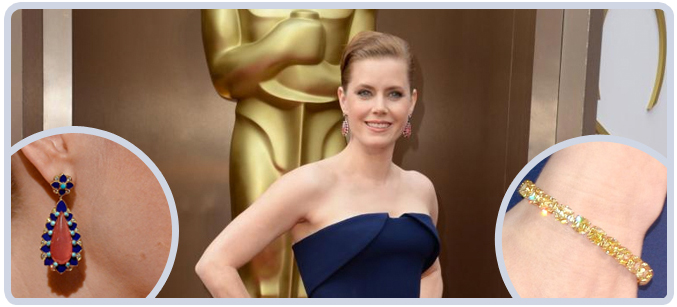 Amy Adams Jewelry at 2014 Academy Awards