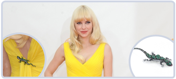Anna Faris at the 65th Emmy Awards Red Carpet
