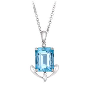 Aquamarine Gemstone Pendant