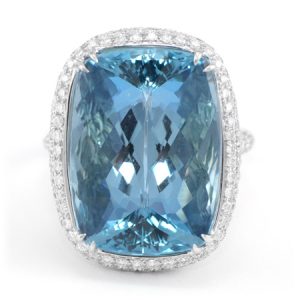 Aquamarine Gemstone Ring from Brazil