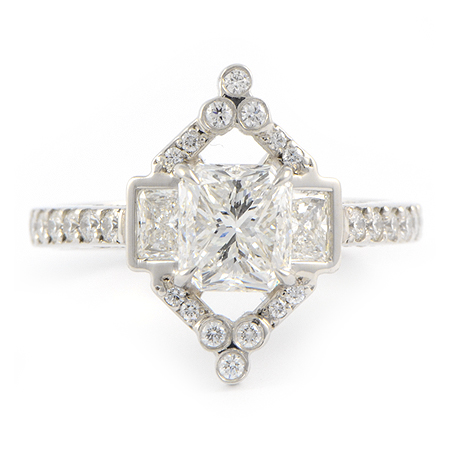 Art Deco Inspired Engagement Ring