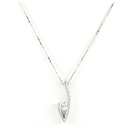 Contemporary Diamond Pendant