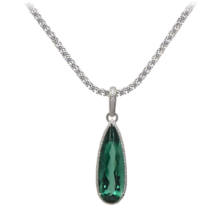 Green Tourmaline Pendant