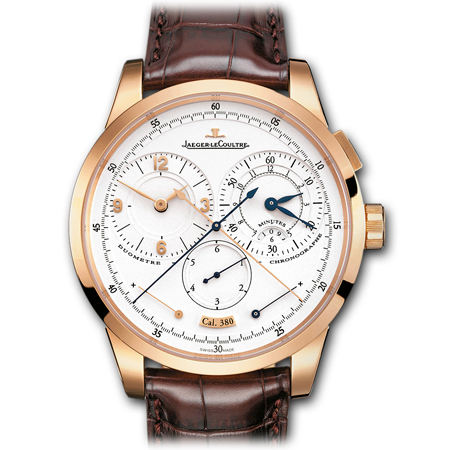 Duométre á Chronograph men's watch in Pink Gold by Jaeger LeCoultre