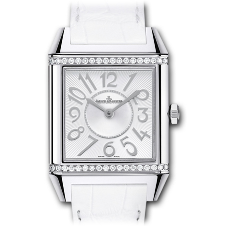 Jaeger Lecoultre Reverso Squandra Lady with White Strap