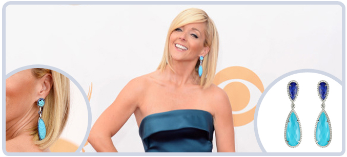 Jane Krakowski's Earrings at 2013 Emmys