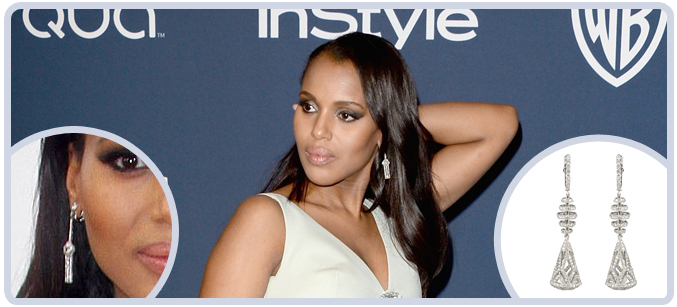 Kerry Washington at the 71st Golden Globes Awards