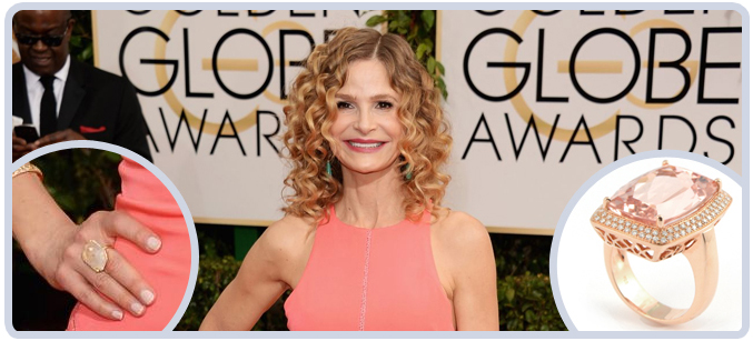 Kyra Sedgwick at the 71st Golden Globes Awards