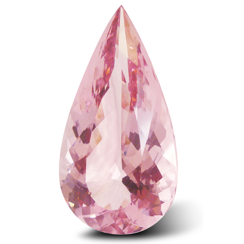 Pear Shaped Morganite Gemstone