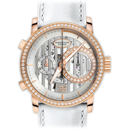 Parmigiani Fleurier - Ladies Bugatti Atalante Watch with Rose Gold and Diamonds