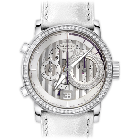 Parmigiani Fleurier - Ladies Bugatti Atalante Watch with White Gold and Diamonds