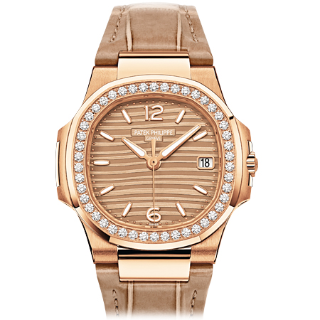 Rose Gold Patek Philippe Ladies Nautilus Reference 7010R