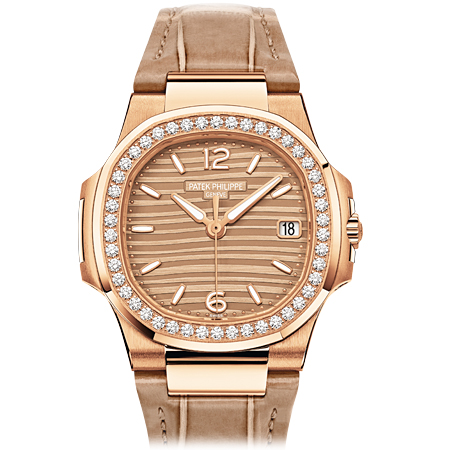 Rose Gold Patek Philippe Ladies Nautilus Reference 7010R