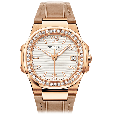 Rose Gold Patek Philippe Ladies Nautilus Reference 7010R