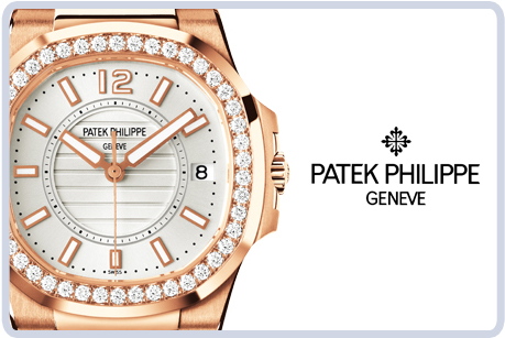 Patek Philippe Ladies Nautilus in Rose Gold with Diamonds