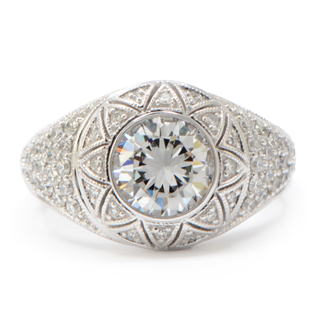 A Jaffe Engagement Ring - Vintage
