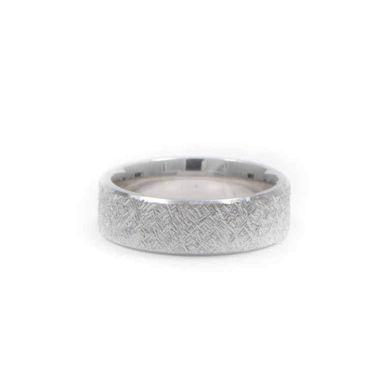 Broken Edge Men�s Wedding Band Wixon Jewelers