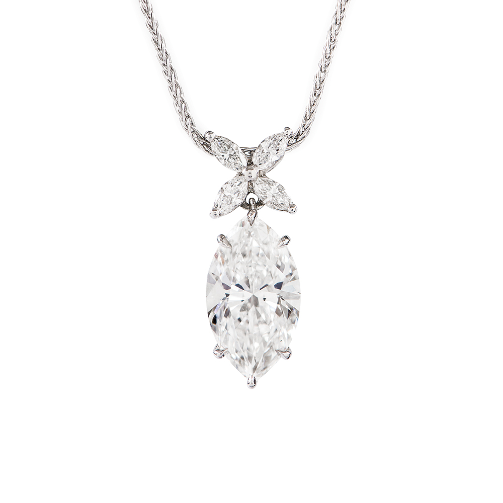 Marquise Cut Diamond Pendant | vlr.eng.br