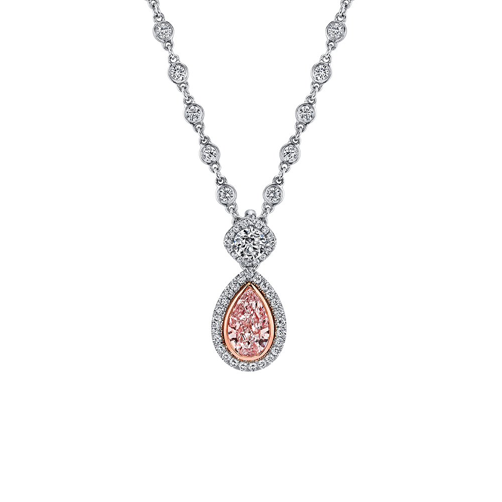 Pink Diamond Necklace 