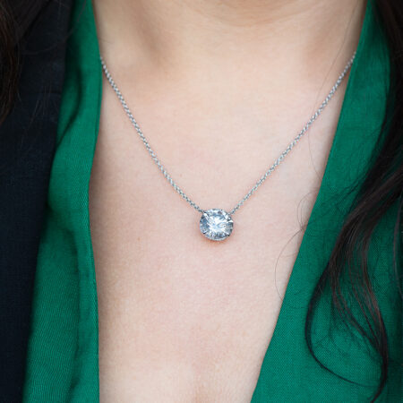 Diamond Solitaire Pendant