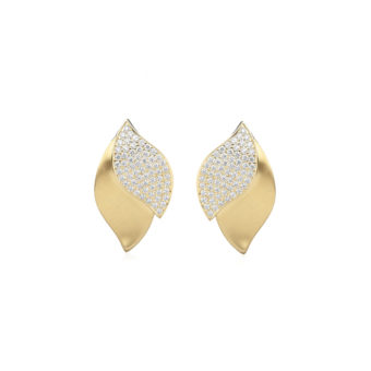 154644-satin-finish-yellow-gold-diamond-leaf-earrings