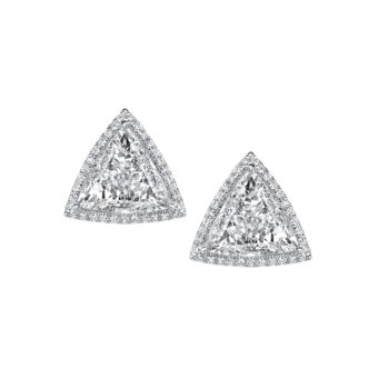 155019-trillion-cut-diamond-halo-stud-earrings