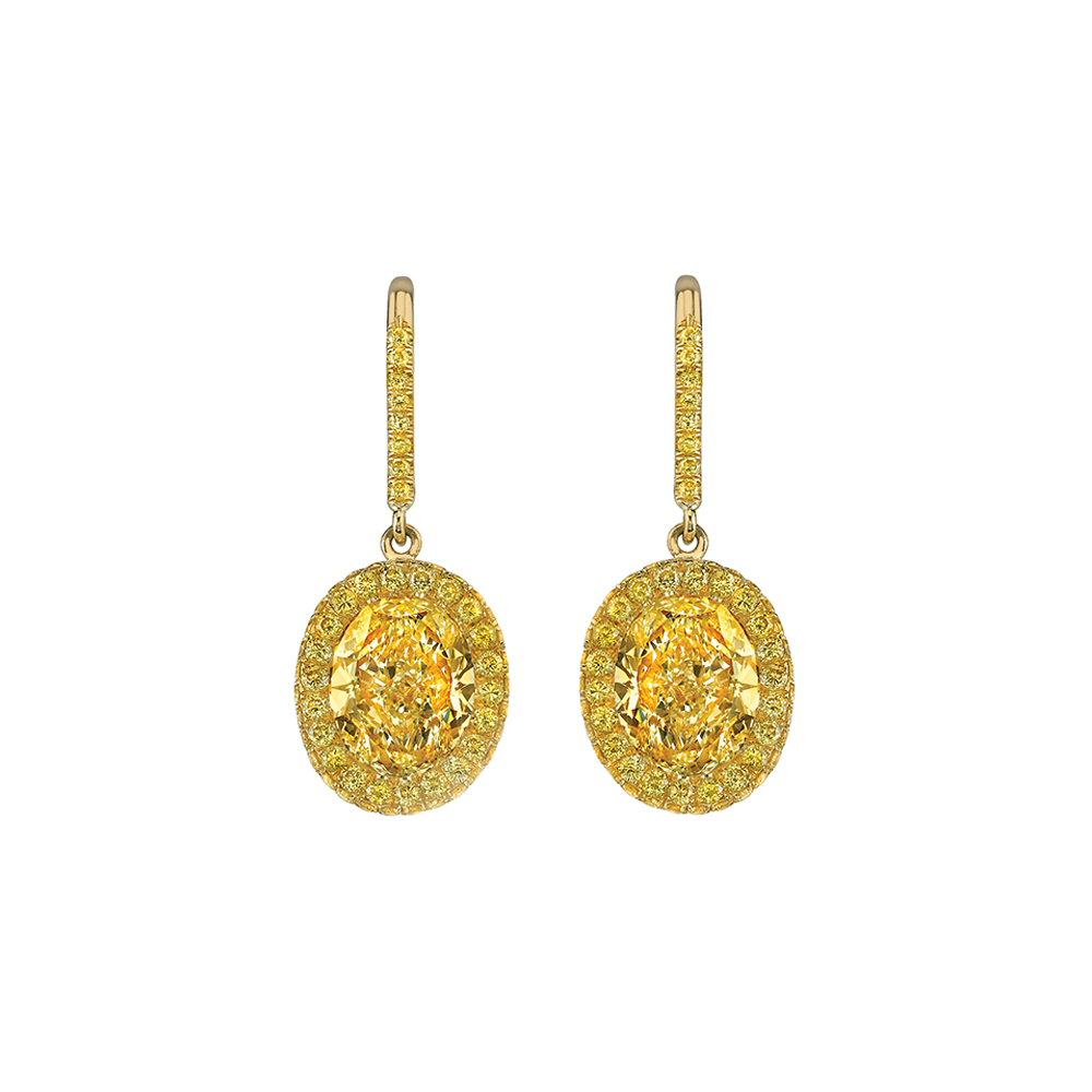 Yellow Diamond Earrings | Wixon Jewelers