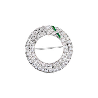 210991-vintage-art-deco-diamond-emerald-diamond-brooch