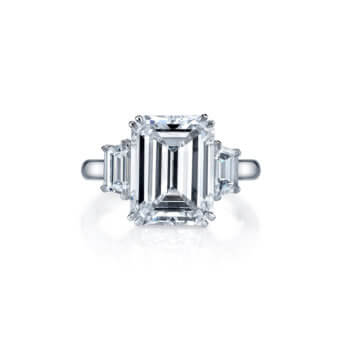 014452-emerald-cut-platinum-diamond-engagement-ring Three-Stone Emerald Cut Diamond Engagement Ring