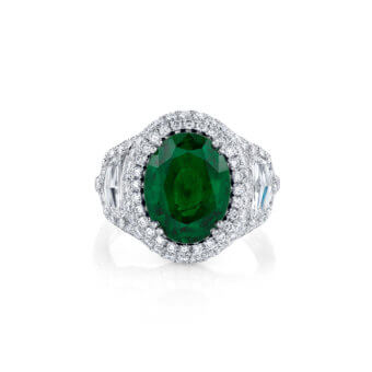 040983-1-oval-cut-green-emerald-gemstone-platinum-white-diamond-ring Green Emerald Diamond Ring