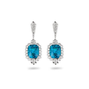 162622-Blue-Zircon-Diamond-Drop-Earrings Blue Zircon Gemstone Drop Earrings