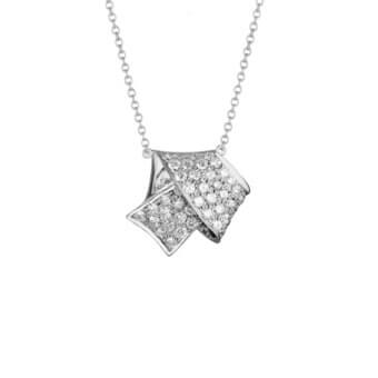 123935-1-Pave-Diamond-Knot-Pendant Pave Diamond Knot Pendant