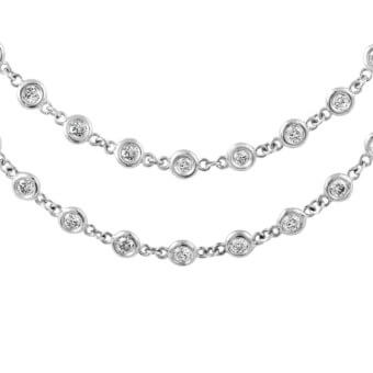 123962-1-Diamond-Chain-Necklace Diamond Chain Necklace